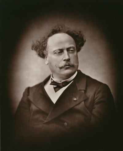 Alexandre Dumas Fils (1824-95), from Galerie Contemporaine by French Photographer